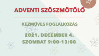 Adventi szöszmötölő